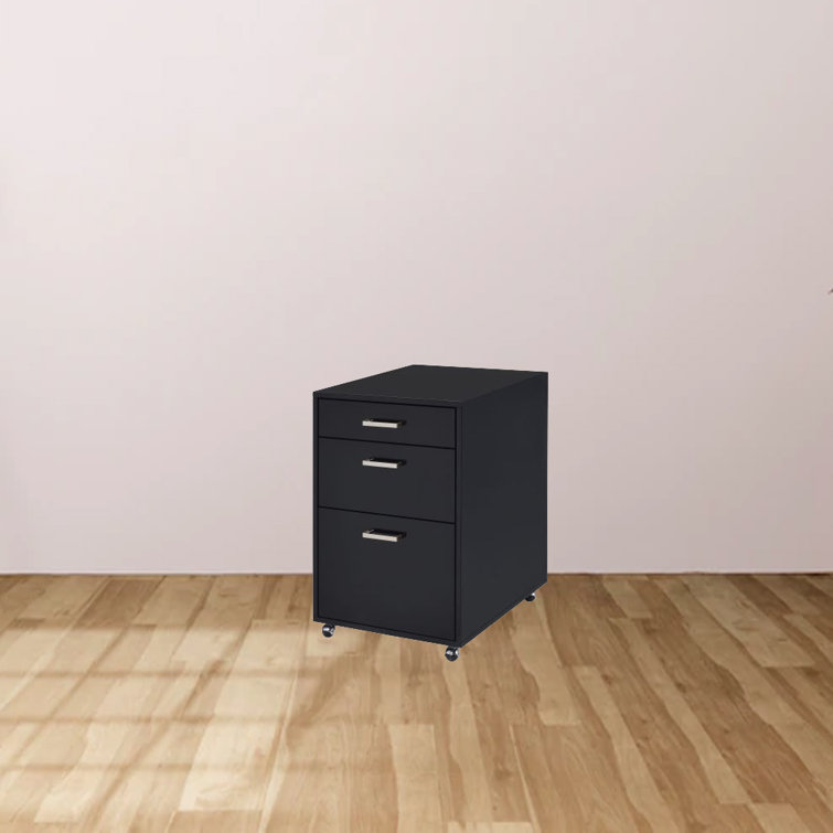 Rebrilliant Korrie 18'' Wide 3 Drawer Mobile Vertical Filing